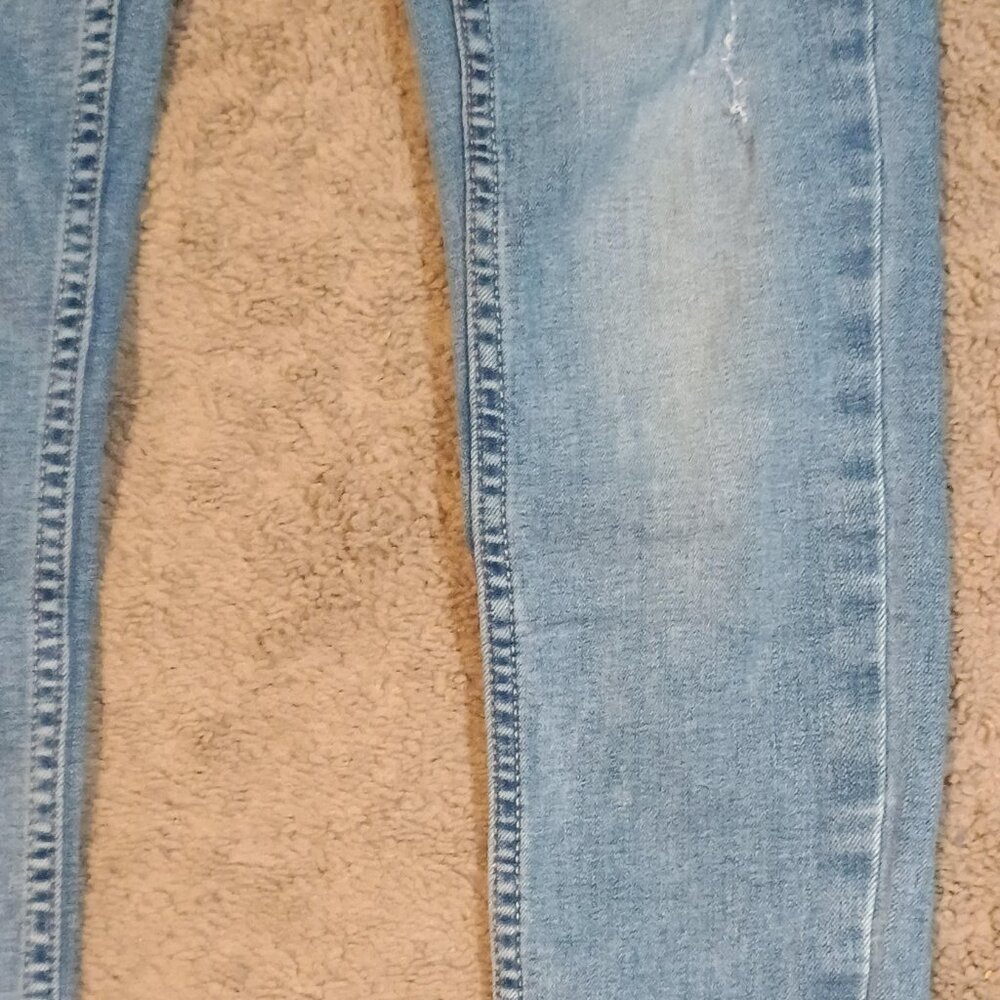 Peek & Justice/Jeans Bundle/Girls 10/Light Wash Jeggings 2Pc Lot - Picture 9 of 11